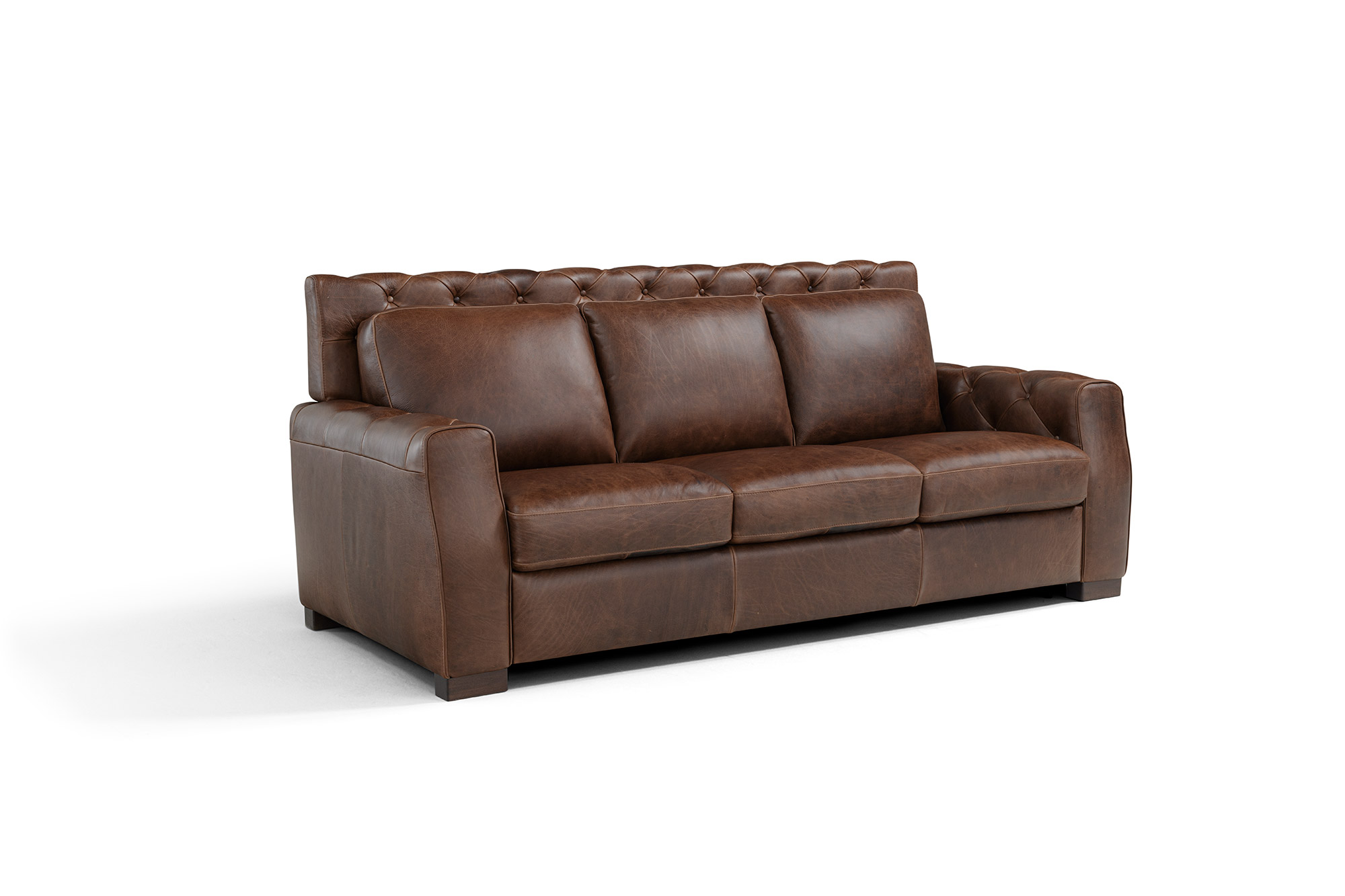 marcello large leather sofa black